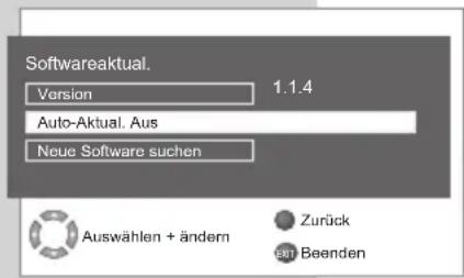 GRUNDIG Vision 2 22 2830 T - Version der Software einblenden - 1