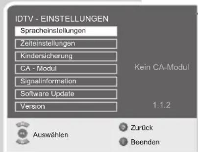 GRUNDIG Toronto 37 7830 T - Sprachbezogene Einstellungen - 1