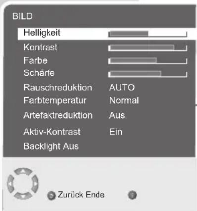 GRUNDIG Toronto 37 7830 T - Bild-Einstellungen - 1