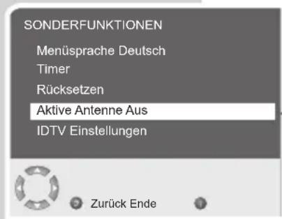 GRUNDIG Toronto 37 7830 T - Antennenspannung ein- oder ausschalten - 1