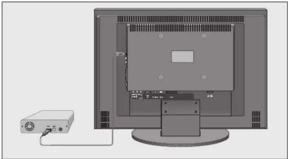 GRUNDIG Toronto 32 7931 T - Externe Datenträger anschließen - 1