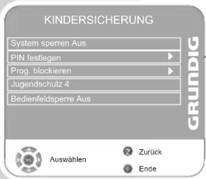 GRUNDIG Toronto 32 7931 T - Kindersicherung - 1