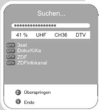 GRUNDIG Toronto 32 7931 T - Digitale Fernseh-Programme durch Eingabe der Kanalzahlen einstellen - 1