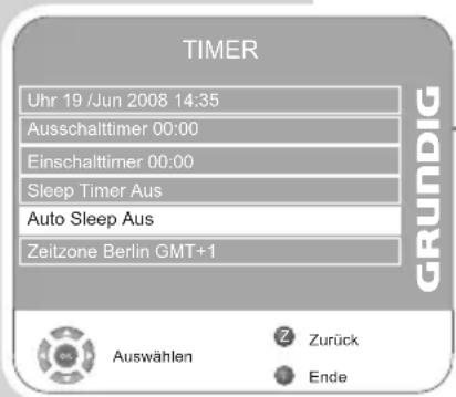 GRUNDIG Toronto 32 7931 T - Zeitzone einstellen - 1