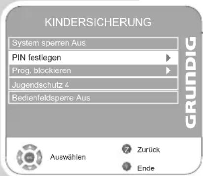 GRUNDIG Toronto 32 7931 T - PIN-Code ändern - 1