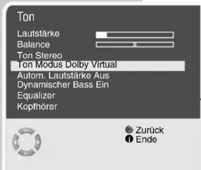 GRUNDIG Sedance 32 LXW 82 6610 SI - EINSTELLUNGEN - 1