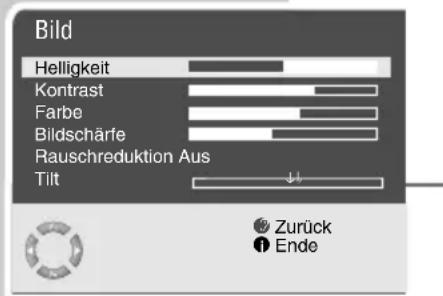 GRUNDIG Sedance 32 LXW 82 6610 SI - Bild-Einstellungen - 1