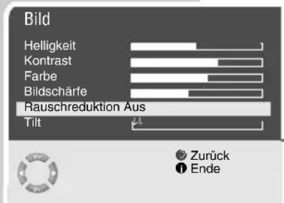 GRUNDIG Sedance 32 LXW 82 6610 SI - Bildmerkmale einstellen - 1