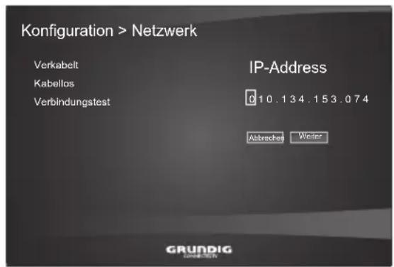GRUNDIG New York 46 3D WEB - Die manuelle Anmeldung - 1