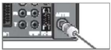 GRUNDIG New York 46 3D WEB - Antenne und Netzkabel anschließen - 3