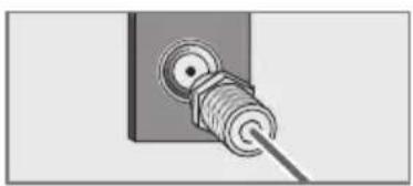 GRUNDIG New York 46 3D WEB - Antenne und Netzkabel anschließen - 2