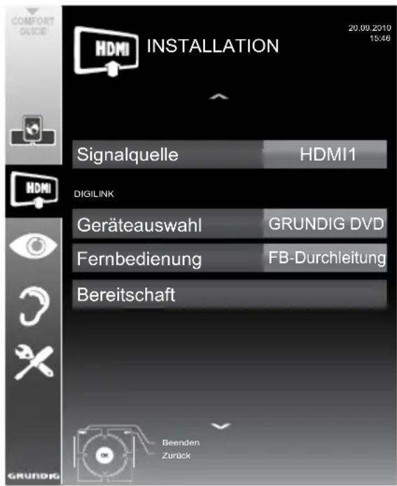 GRUNDIG New York 32 CLE 9130 SL - Gerätesteuerung - 1