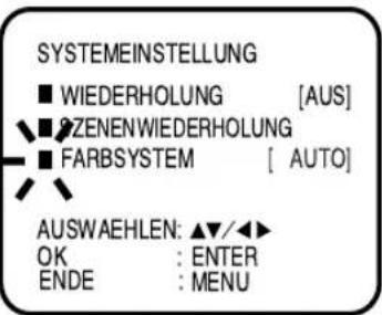AKAI CTR21MTV - MENU drücken. - 3