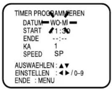 AKAI CTR21MTV - Wöchentliche (z.B. WO-DI: jeden Dienstag) oder tägliche (z.B. MO-SA: Montags bis Samstags) Timeraufnahme - 2