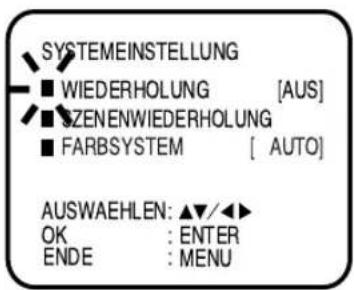 AKAI CTR21MTV - MENU drücken. - 2