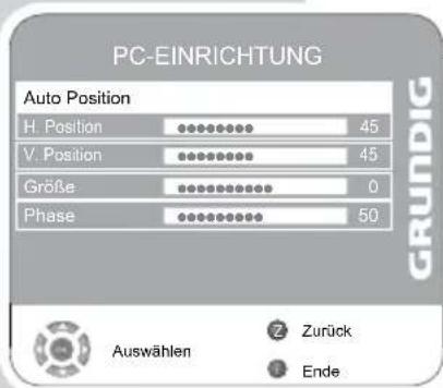 GRUNDIG Vision 7 37 7975 T C - Einstellungen für den PC - 1