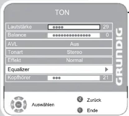 GRUNDIG Vision 7 37 7975 T C - Equalizer - 1
