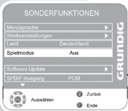 GRUNDIG Vision 7 37 7975 T C - Spielmodus - 1