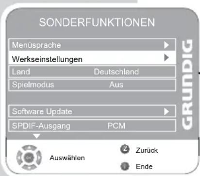 GRUNDIG Vision 7 37 7975 T C - Sprachbezogene Einstellungen - 2