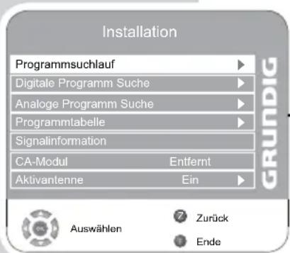 GRUNDIG Vision 7 37 7975 T C - Hinweis: - 1
