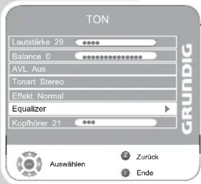 GRUNDIG Vision 6 42-6951 T - Equalizer - 1