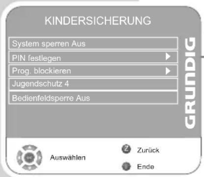 GRUNDIG Vision 6 42 6950 T - Kindersicherung - 1