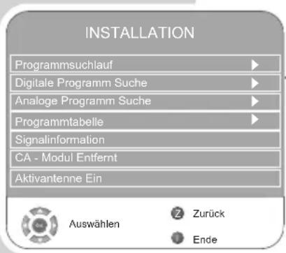 GRUNDIG Vision 6 42 6950 T - Programmtabelle aufrufen - 1