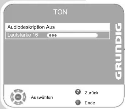 GRUNDIG Vision 6 42 6950 T - Audio Description (Audio-Untertitel) - 1