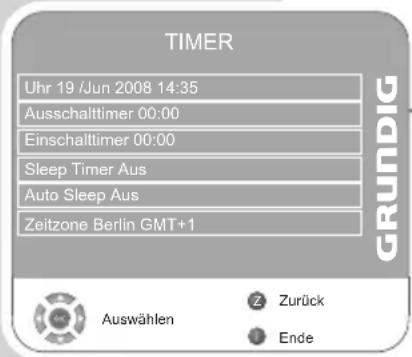 GRUNDIG Vision 6 42 6950 T - Timer-Funktionen - 1