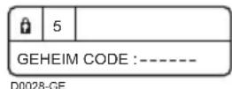 JVC HV-28P37SUE - Drücken Sie die Taste ⓘ (Information) zur Anzeige von "GEHEIM CODE" (GEHEIM CODE-Eingabebildschirm) - 1