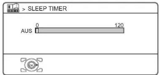 JVC HV-28P37SUE - Wählen Sie SLEEP TIMER. Drücken Sie dann eine der Tasten OK oder ▶. - 1