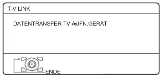 JVC HV-28P40 - Drücken Sie die Taste OK zur Anzeige des Menüs T-V LINK - 1