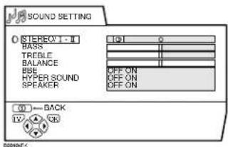 JVC AV32X25EK - SOUND SETTING - 1