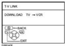 JVC AV32X25EK - Press the OK button to display the T-V LINK menu - 1