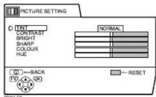 JVC AV32X25EK - PICTURE SETTING - 1