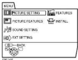 JVC AV32X25EK - Press the OK button to display the MENU (main menu) - 1