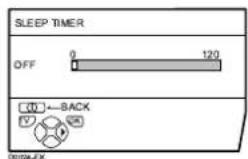 JVC AV32X25EK - Choose SLEEP TIMER, then press the OK button - 1