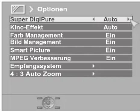 JVC LT-37DP8 - > Optionen (Untermenü) - 1