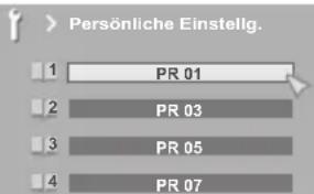 JVC LT-37DP8 - Persönliche Einstellg. - 1