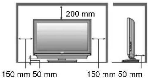JVC LT-37DP8 - Aufstellen - 1