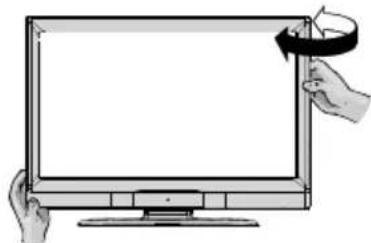 JVC LT-32R15BU - Ausrichtung des TV ändern - 1