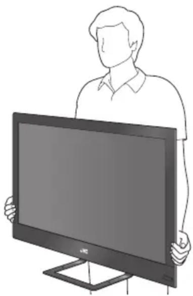 JVC LT-32WX50EU - Tragen des Monitors - 1