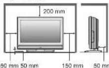 JVC LT-32EU80 - Vorsicht beim Aufstellen - 1