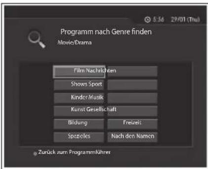 JVC LT-32DE9BU - Suchen eines Programms - 2