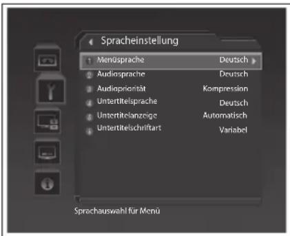 JVC LT-32DE9BU - Spracheinstellung - 1