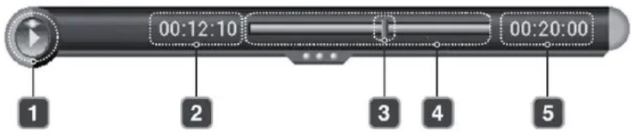 JVC LT-32DE9BU - Zeitbalken - 1