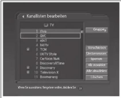 JVC LT-32DE9BU - Kanallisten bearbeiten - 2