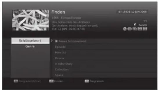 JVC LT-26ED11 - Finden im TV-Programmführer - 2