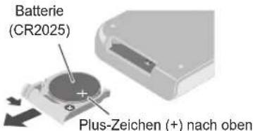 JVC LT-26DB1BU - Einlegen der Batterien - 1