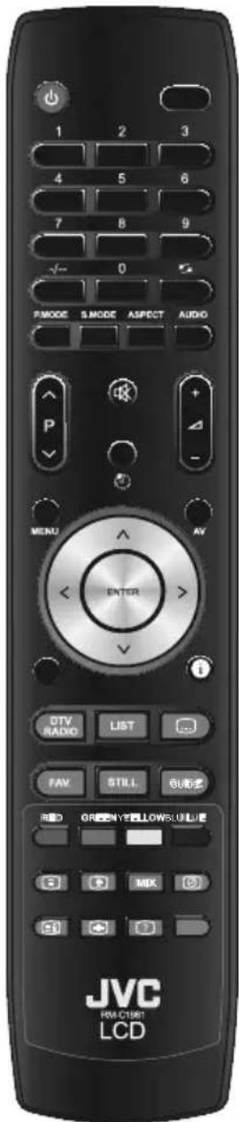 JVC LT-22DD1 - Fernbedienung für DTV-Menü - 1